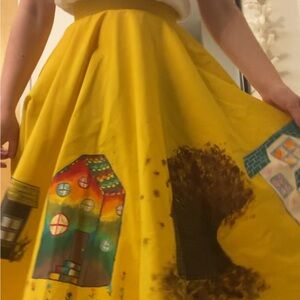 Hand painted house skirt